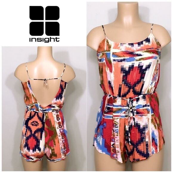 INSIGHT multicolored romper. NWOT - Picture 1 of 6